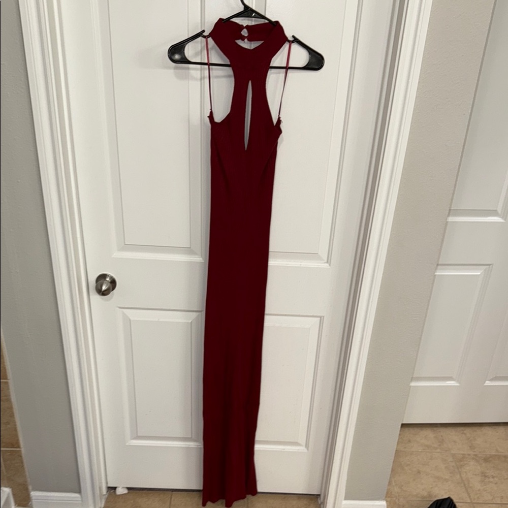 Maroon dress